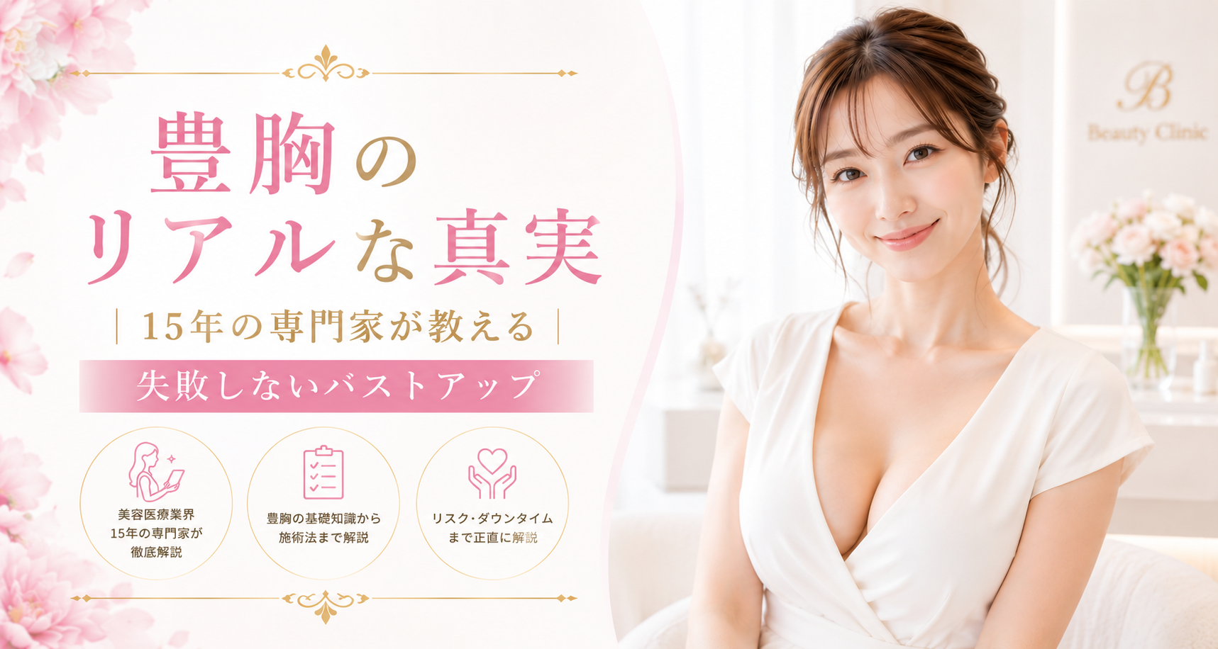 豊胸のリアルな真実｜15年の専門家が教える失敗しないバストアップ