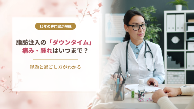 脂肪注入豊胸のダウンタイム痛み・腫れ・経過と過ごし方