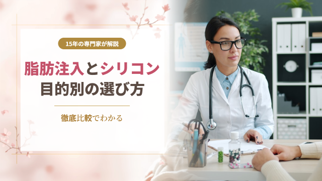 脂肪注入とシリコンバッグ徹底比較目的別の選び方